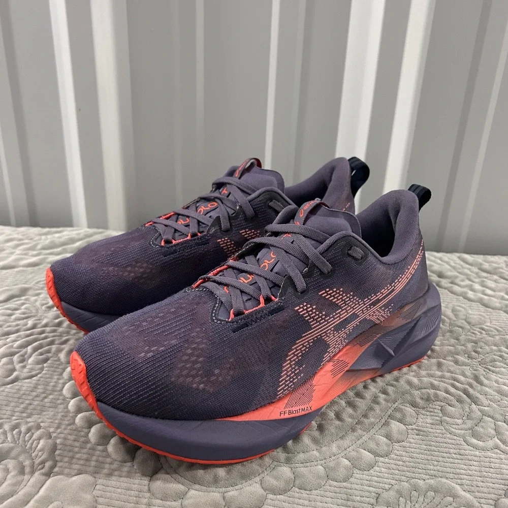 ASICS FF BLASTMAX Mens Running Shoes Active gym Midnight Sunrise Size 7.5